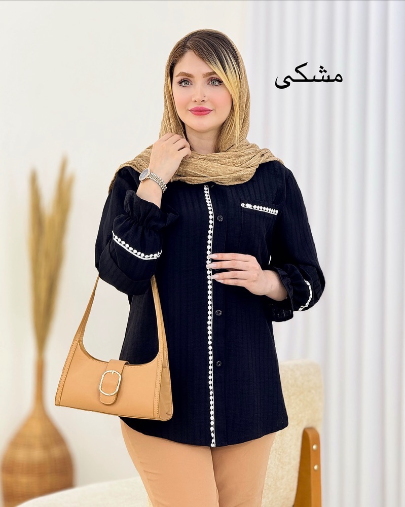 شومیز عدسی شانتون ژاکارد کد i710