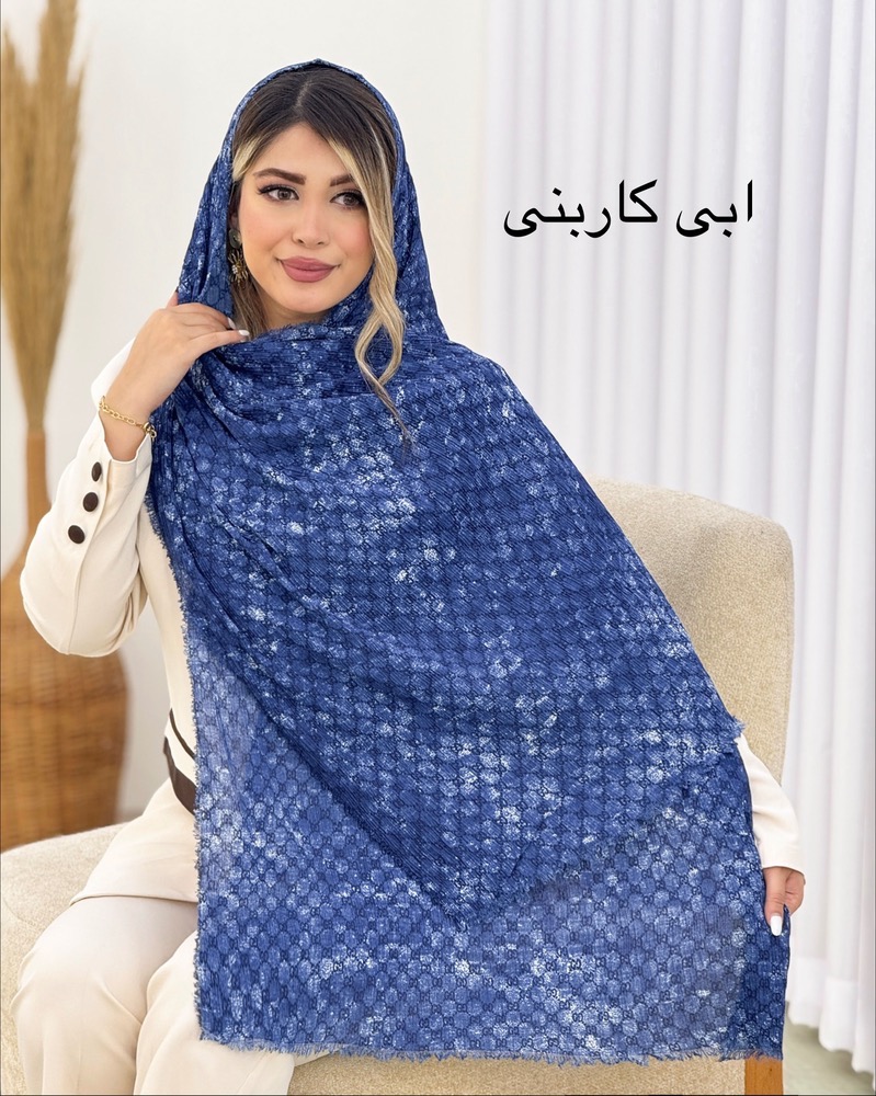 شال پلیسه طرح گوچی کد i708