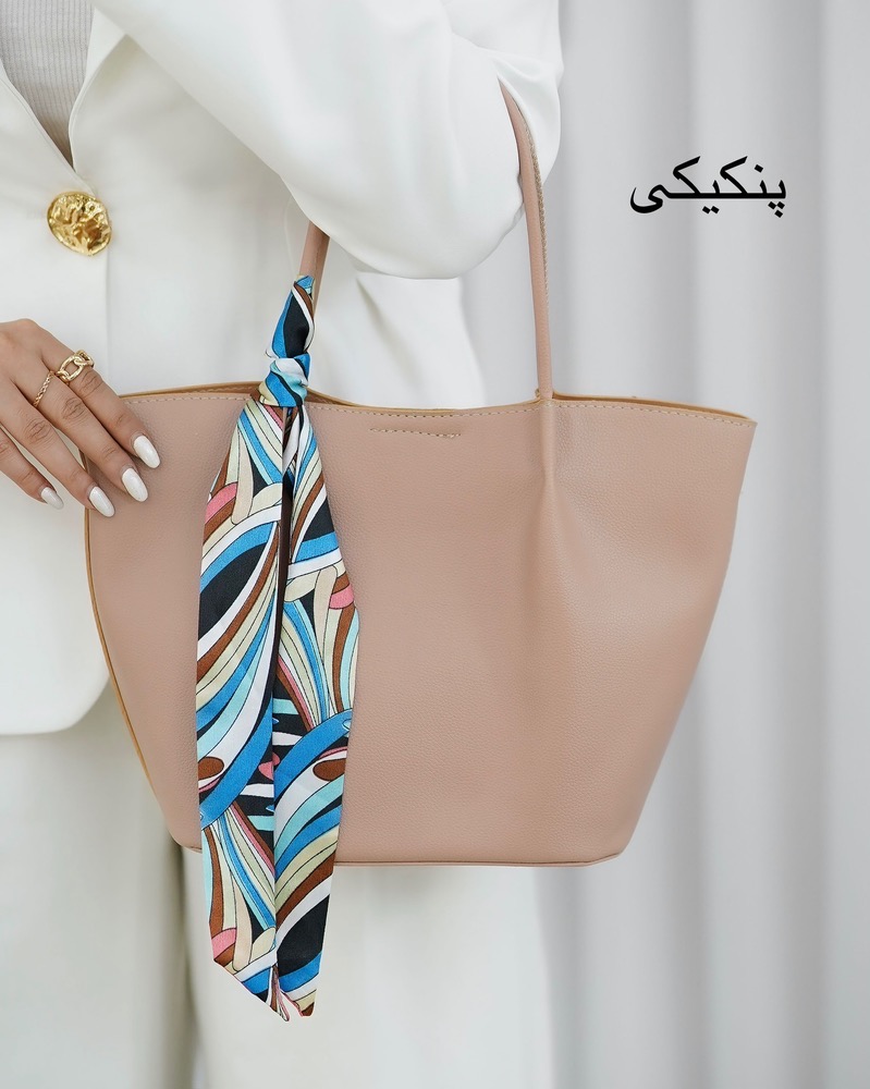 کیف دو تکه باندانا چرم کد i520