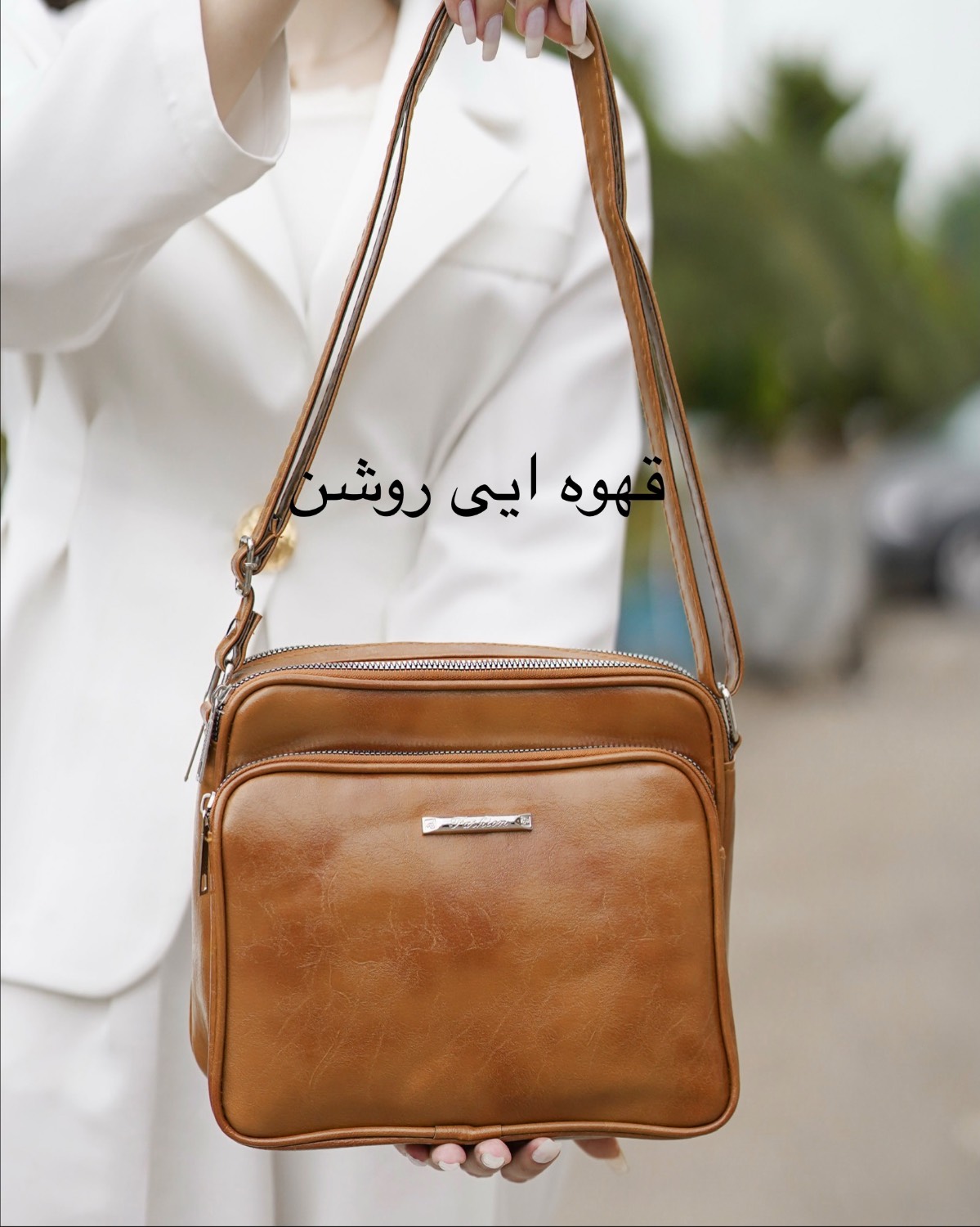 کیف دوزیپ چرم کد i503