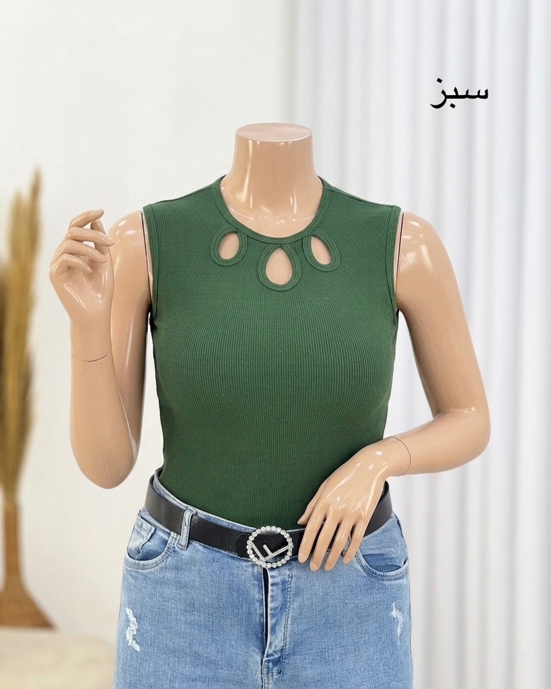تاپ حلقه‌ای یقه اشکی کد i626