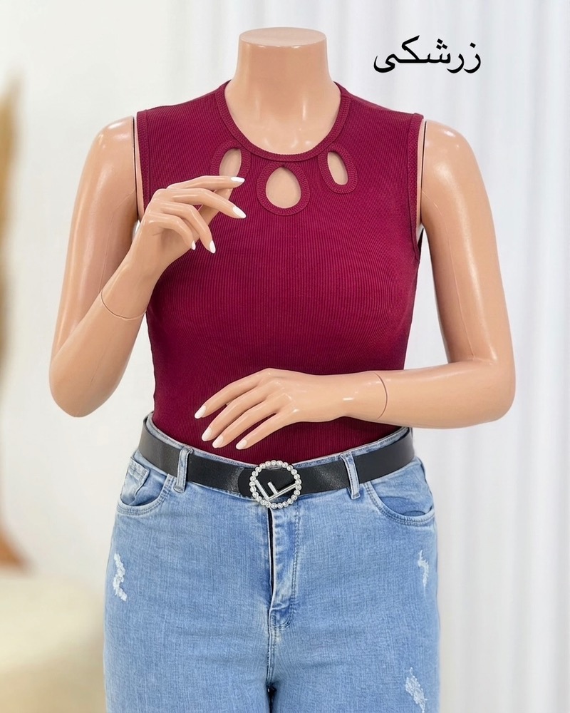 تاپ حلقه‌ای یقه اشکی کد i626