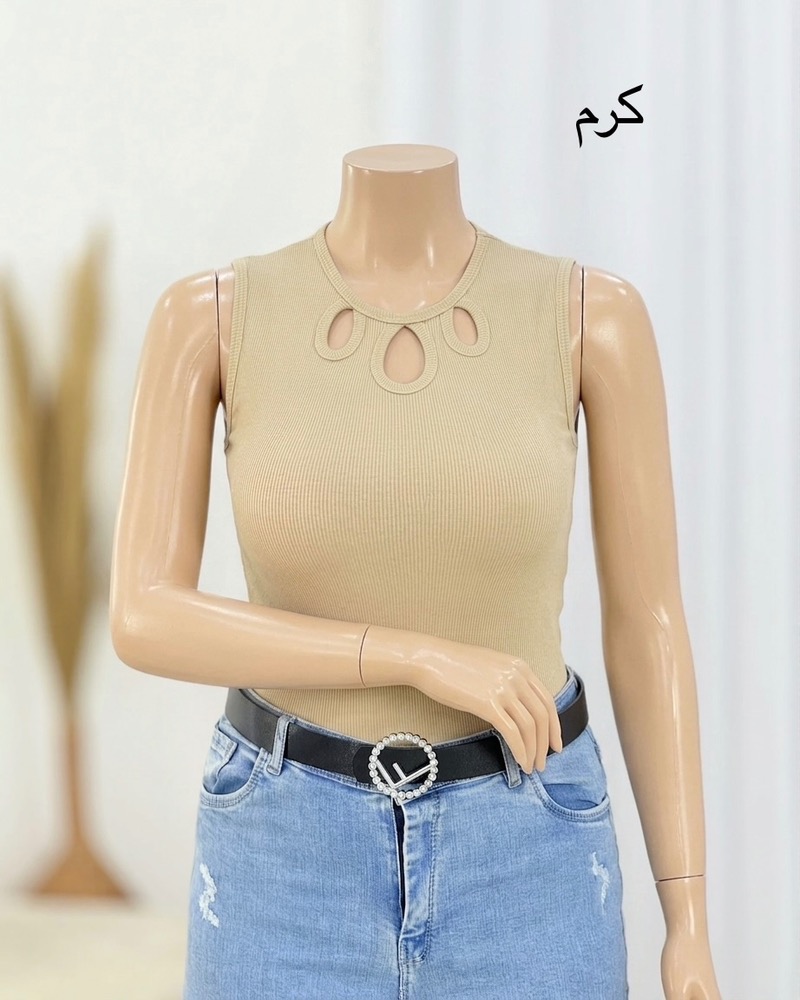 تاپ حلقه‌ای یقه اشکی کد i626