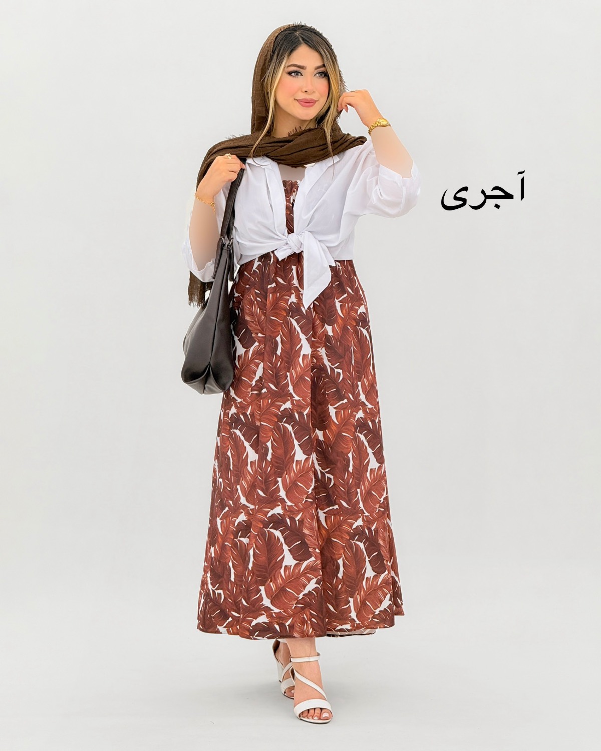 ست پیراهن ساحلی و شومیز گره ای کد i887