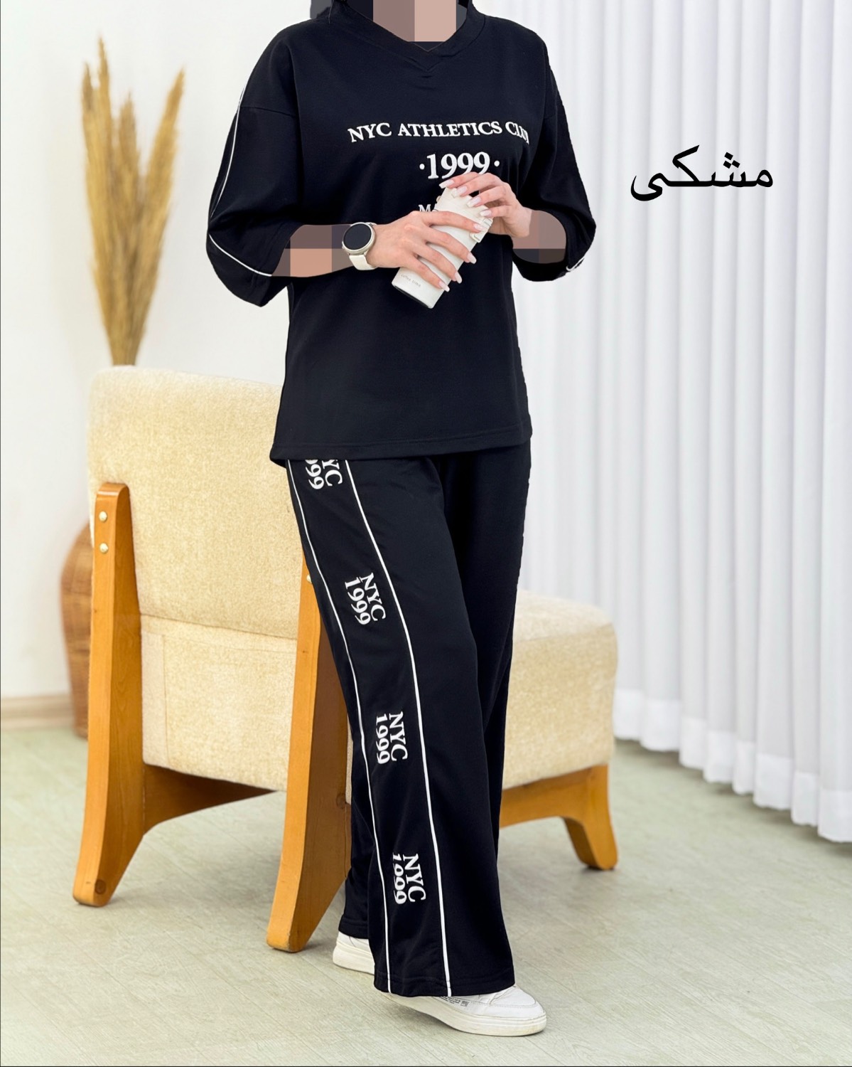 ست تیشرت شلوار چاپی ویکسوز پنبه کد i714