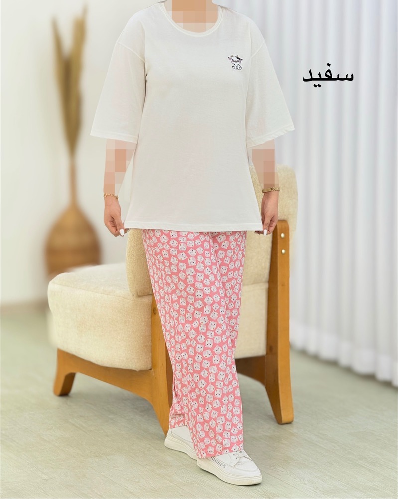 ست تیشرت لانگ و شلوار بگ کد i646