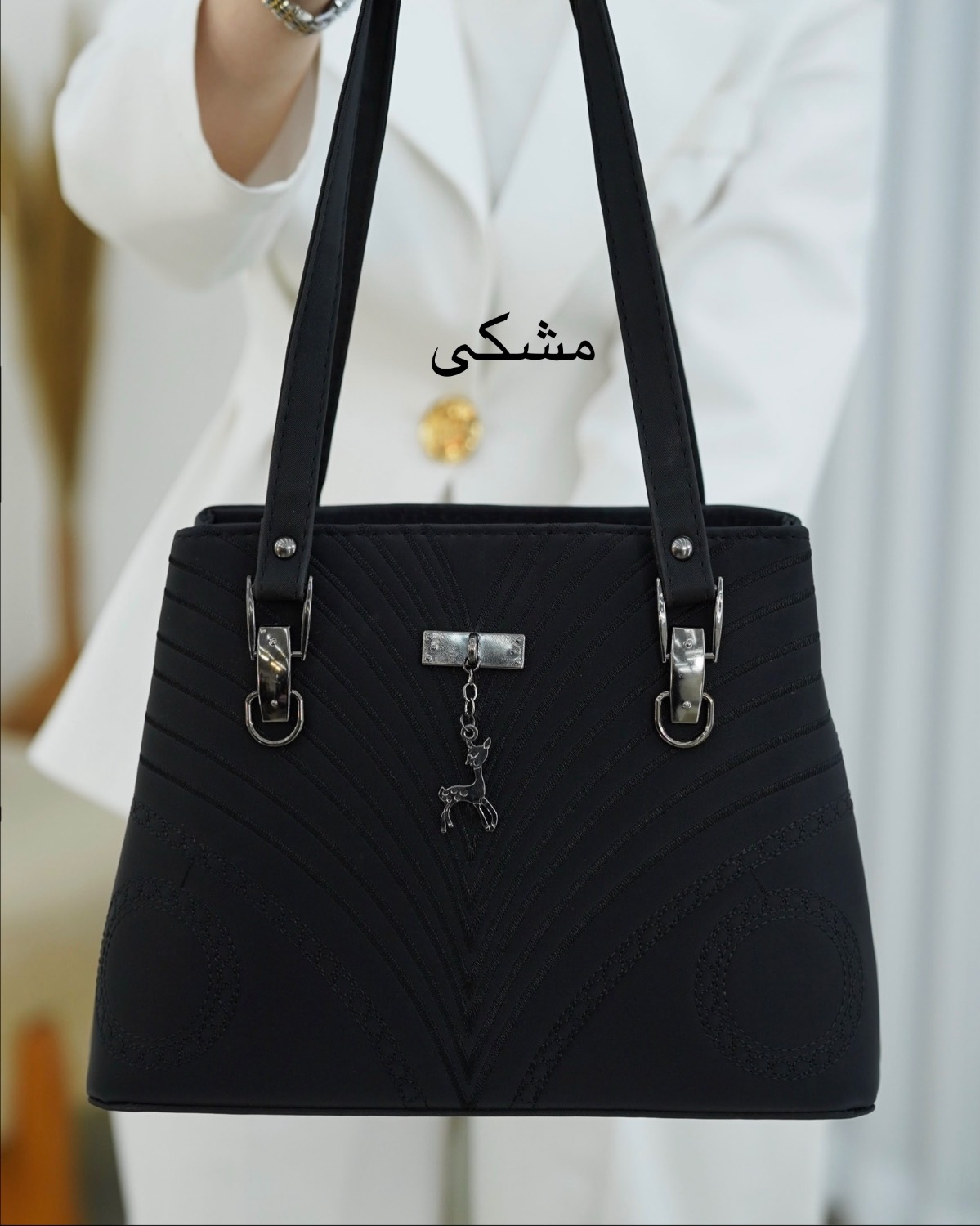 کیف چرم نانسی طرح آهو کد i554