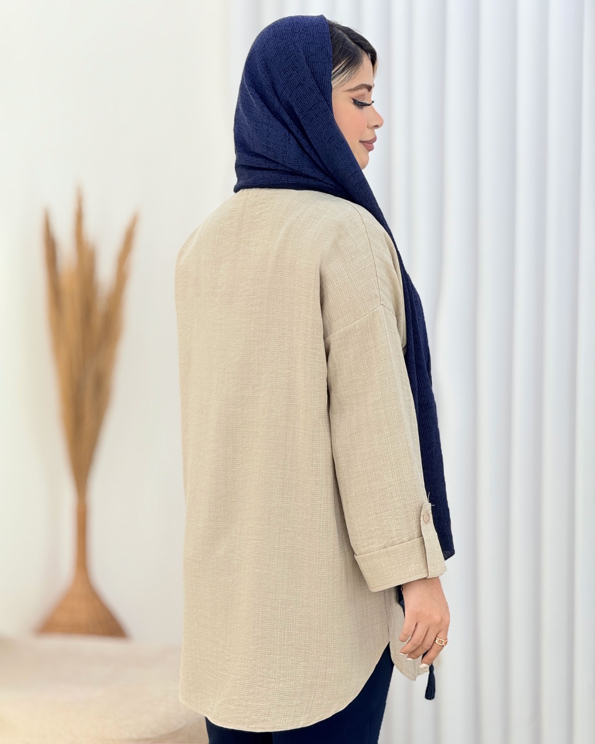 شومیز مانتویی شانتون کد i346