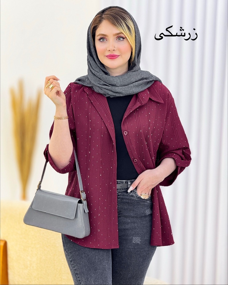 شومیز آیوا نگینی کد i746