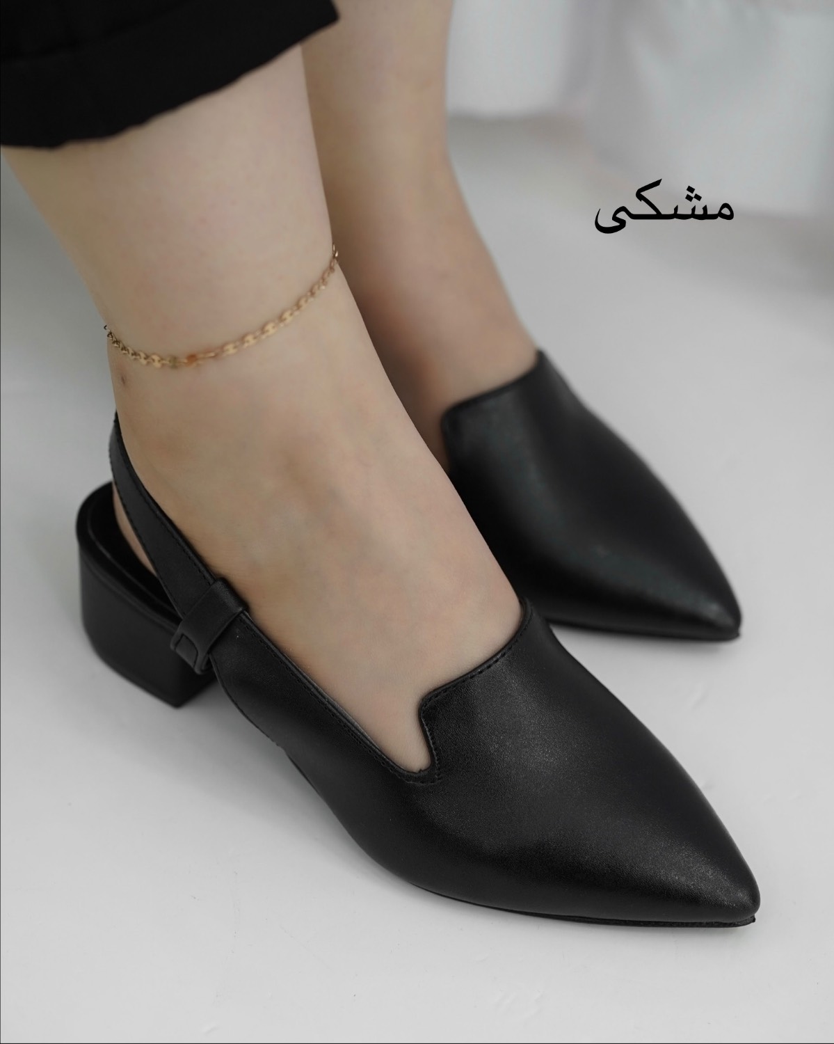 کفش بندی لژدار چرم کد i704