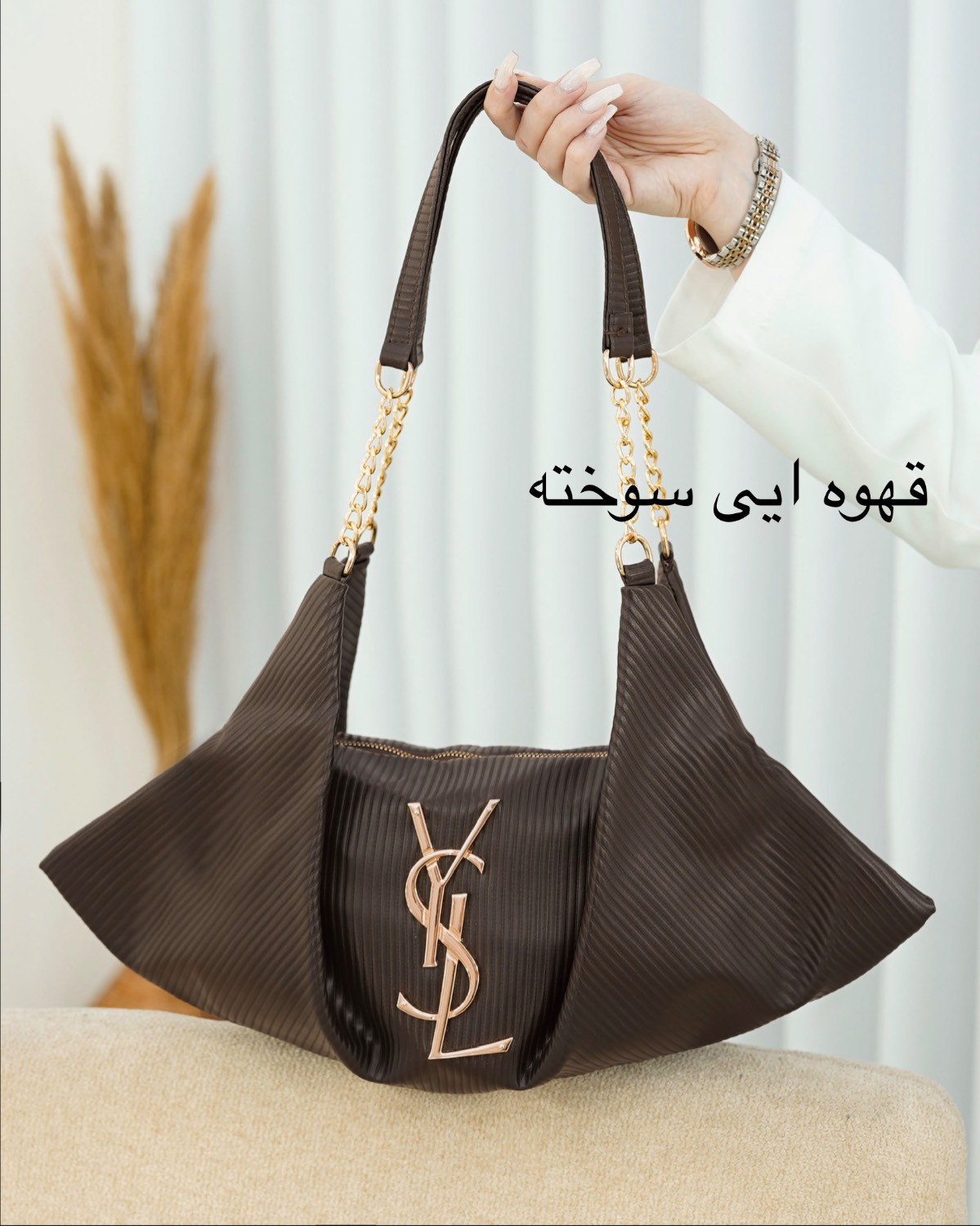 کیف چرم مجلسی ایو سن لوران (YSL) کد i825