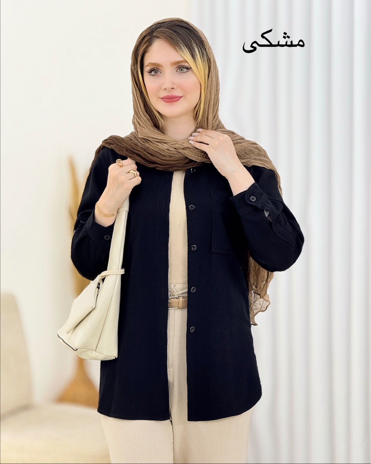 شومیز بغل دکمه وِیو کد i757