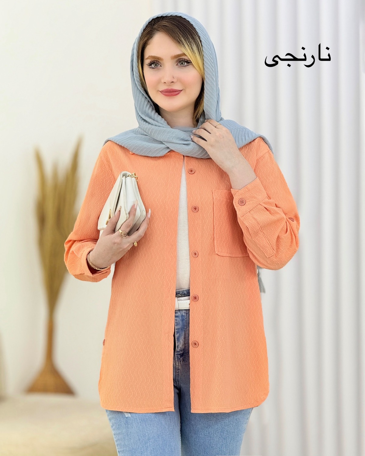 شومیز بغل دکمه وِیو کد i757