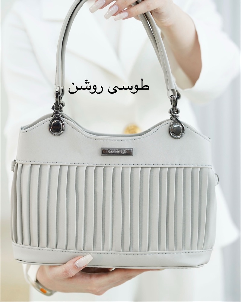 کیف چرم طرح کرکره‌ای کد i544