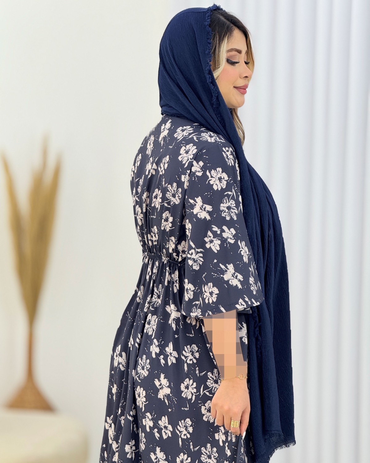 پیراهن ساحلی بوگاتی گلدار کد i725