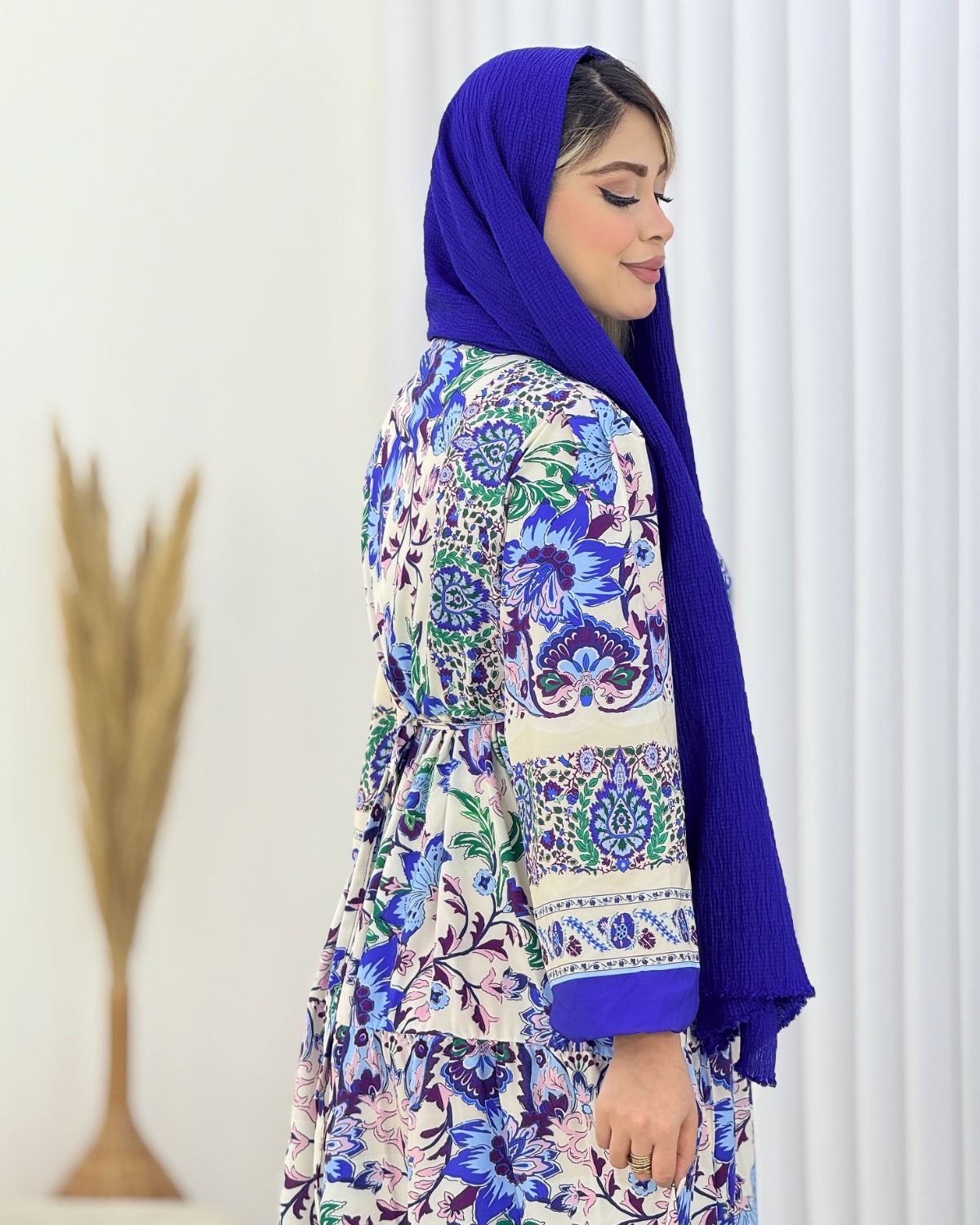 پیراهن ساحلی جلو دکمه بوگاتی کد i425