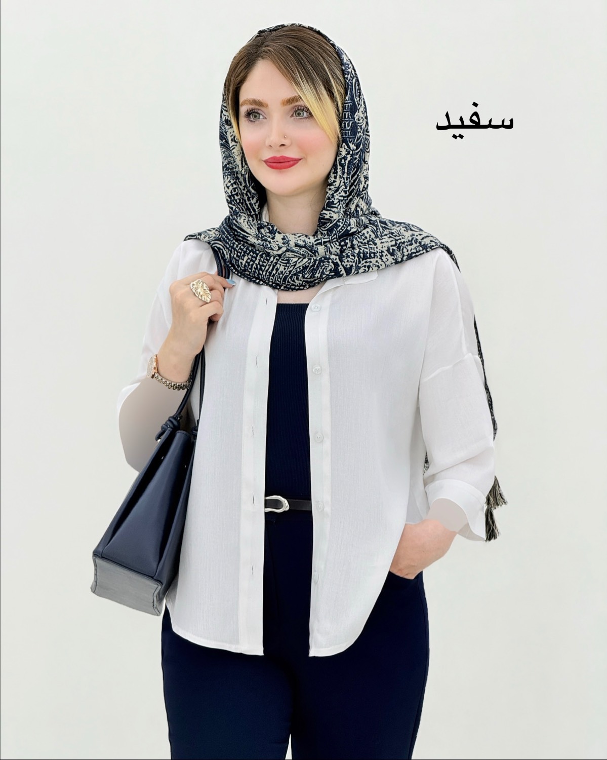 شومیز باکسی پاستیلی کد i874