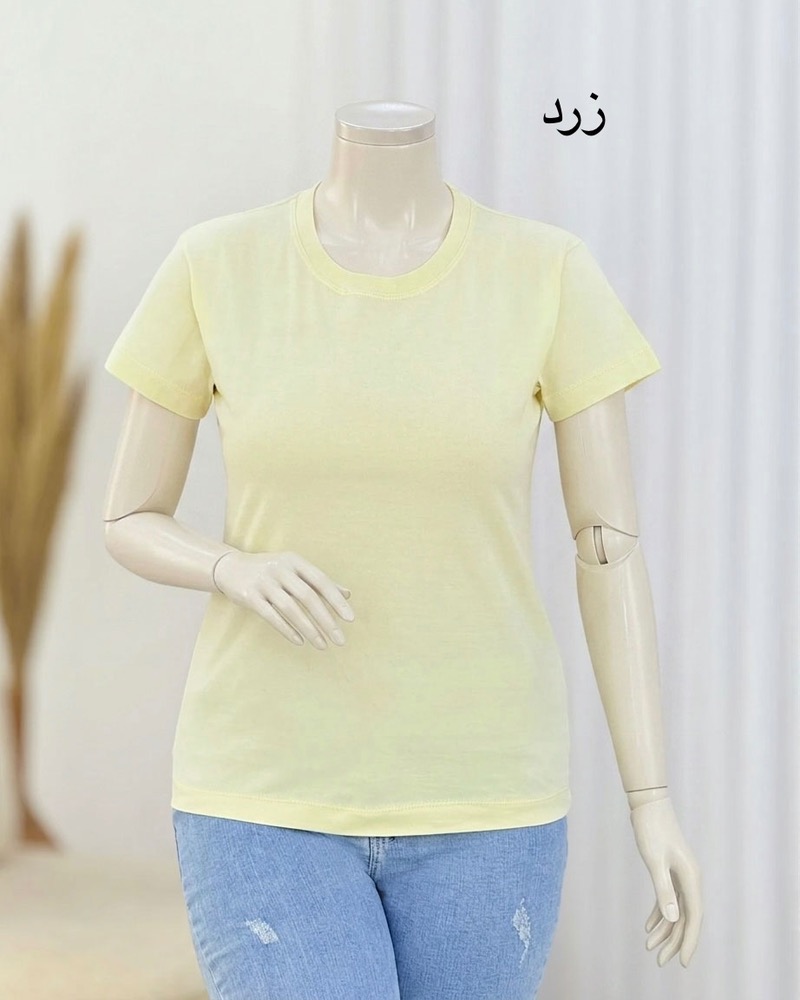 تیشرت آستین کوتاه بیسیک کد i468