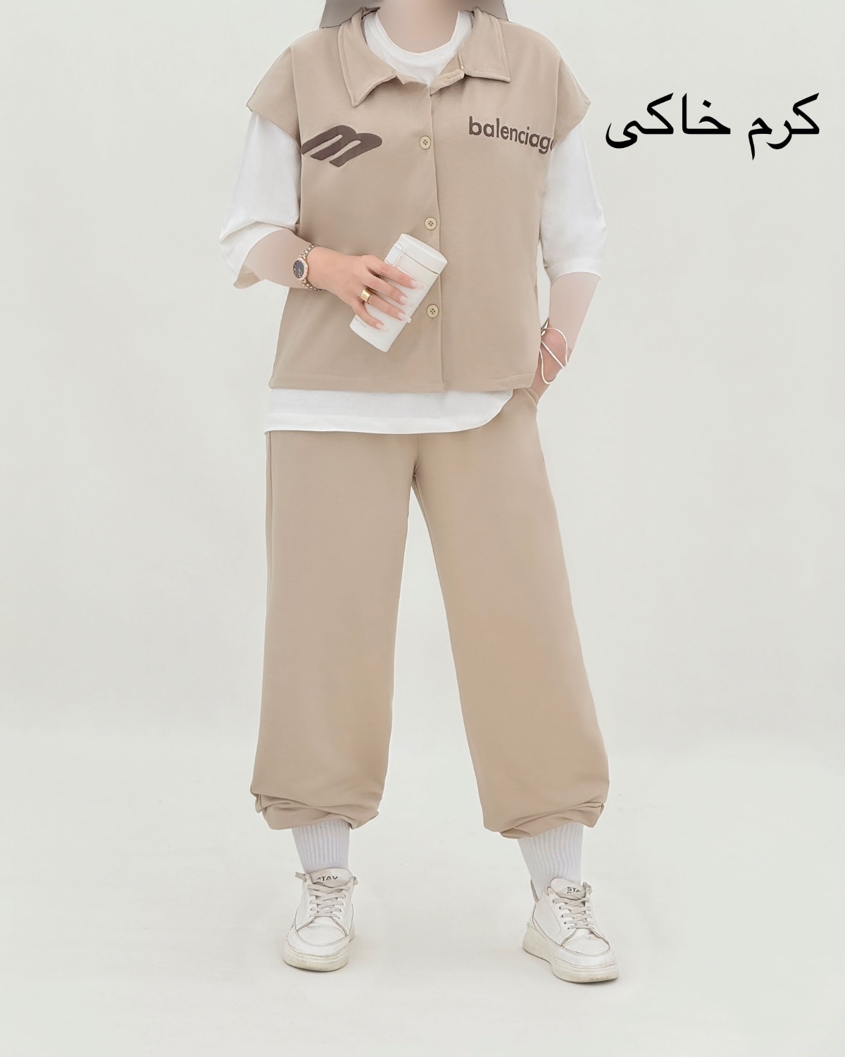 ست وست، تیشرت و شلوار بالینسیاگا کد i796