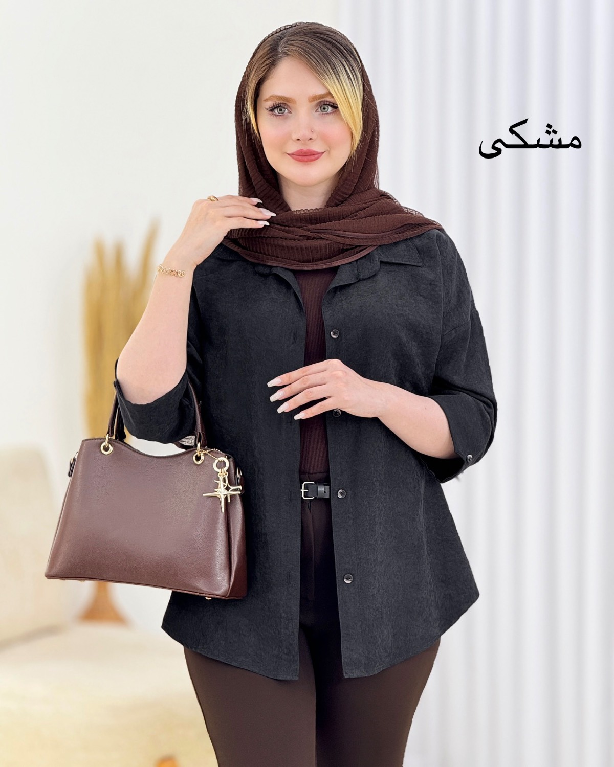 شومیز دکمه نما پری کد i764