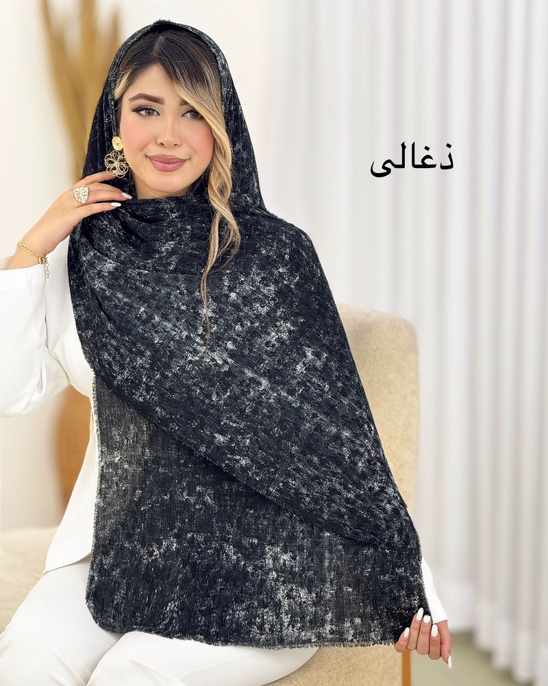 شال پلیسه مدل پروانه کد i709