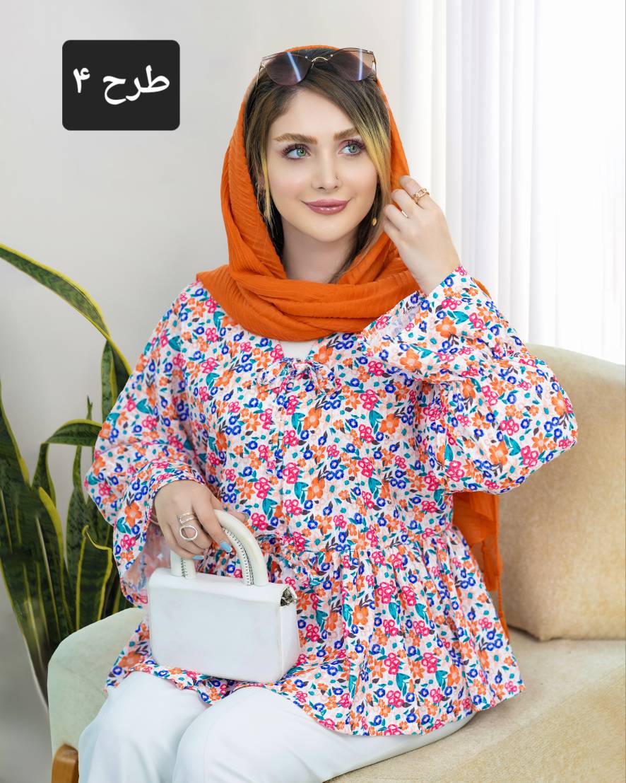 شومیز عروسکی کوک‌دوزی پولکی کد i983