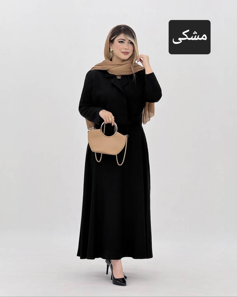 کت و دامن بنددار کرپ مورگان کد i890