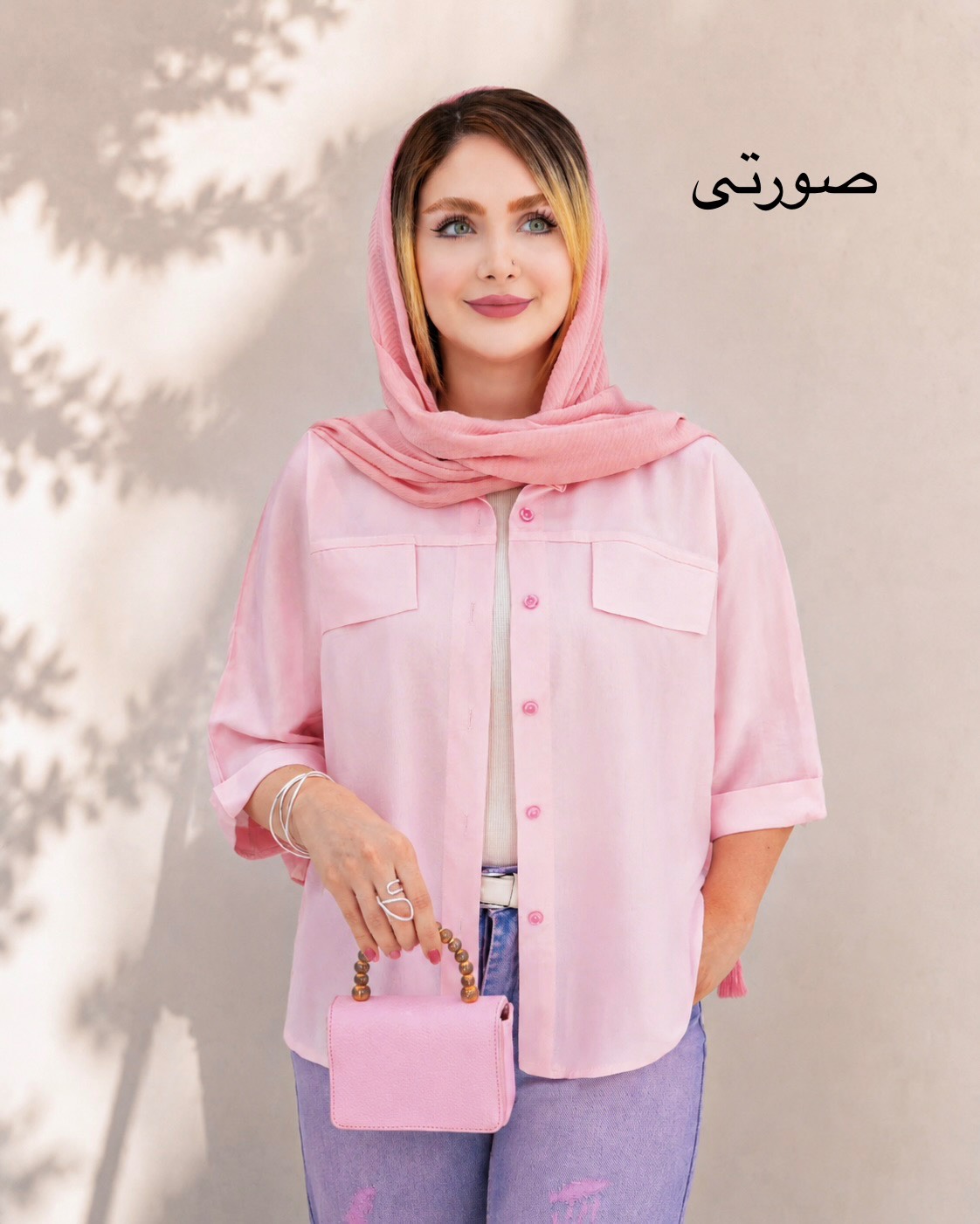 شومیز پری پاکتی جیب نما کد i892