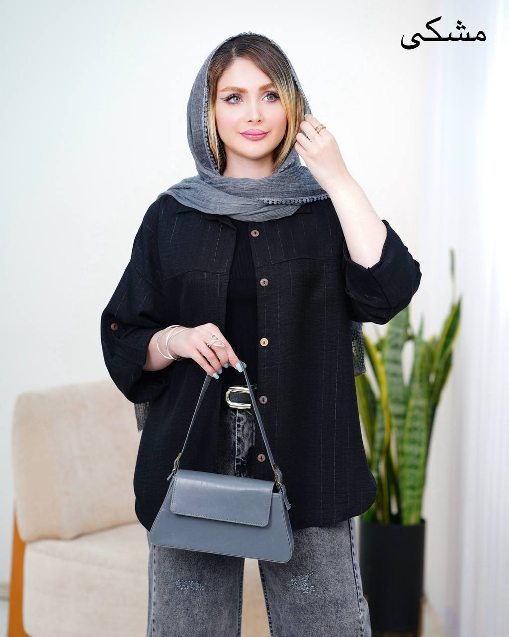 شومیز لمه پایین هلالی کد i952