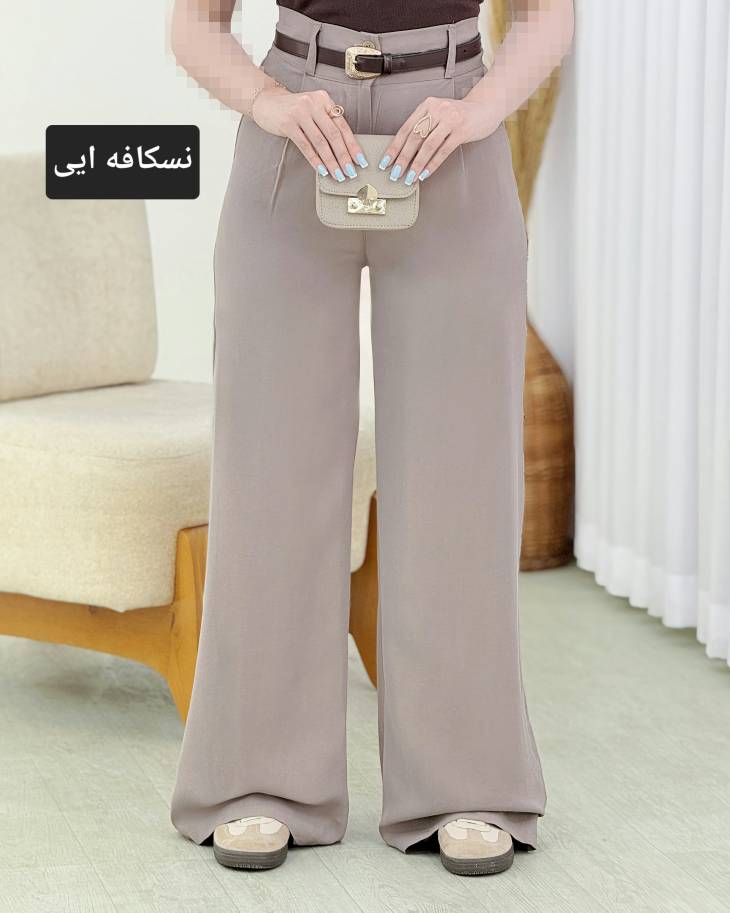 شلوار سیلک پشت کش کد i722