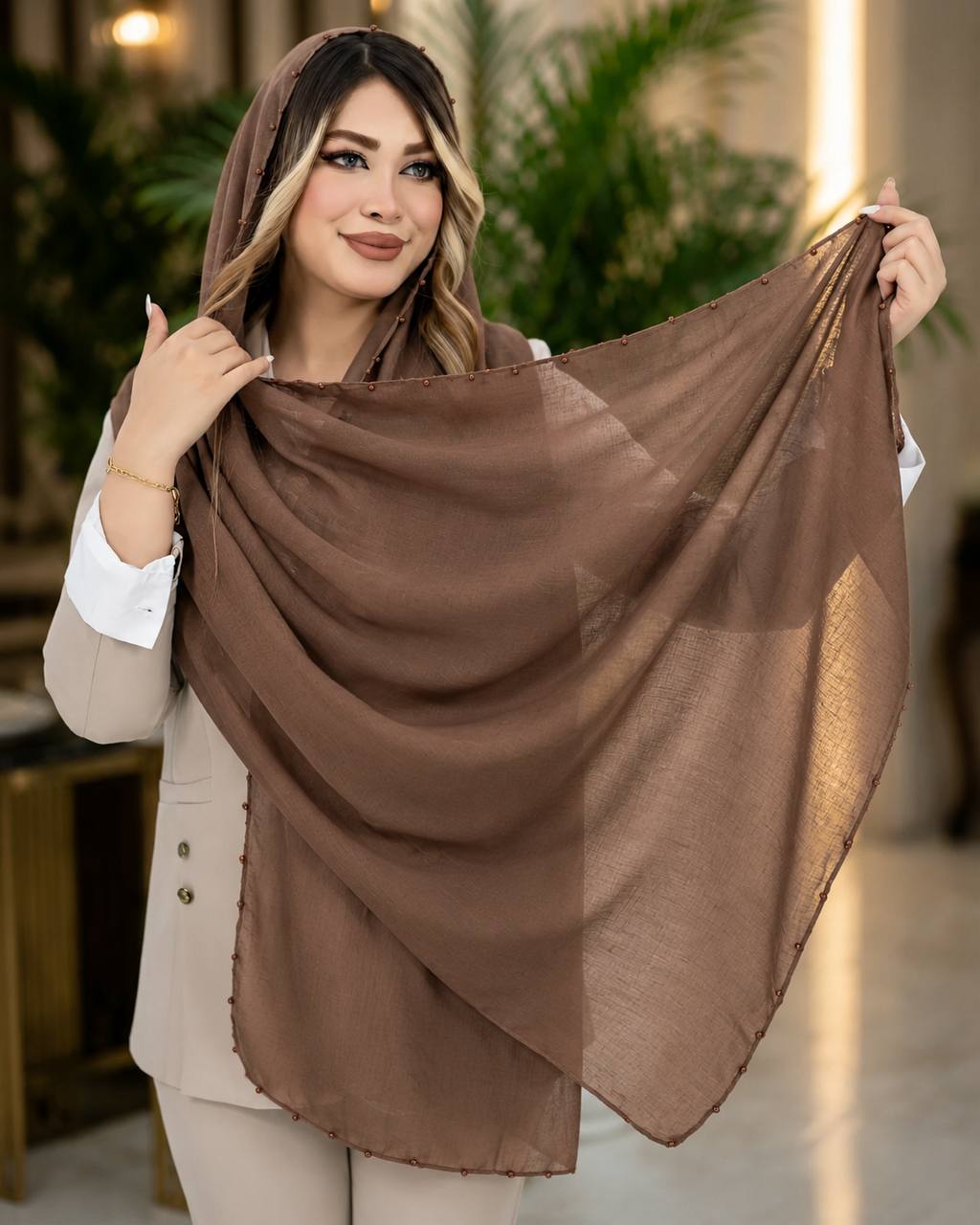 شال سوپرنخ دور مروارید کد i937