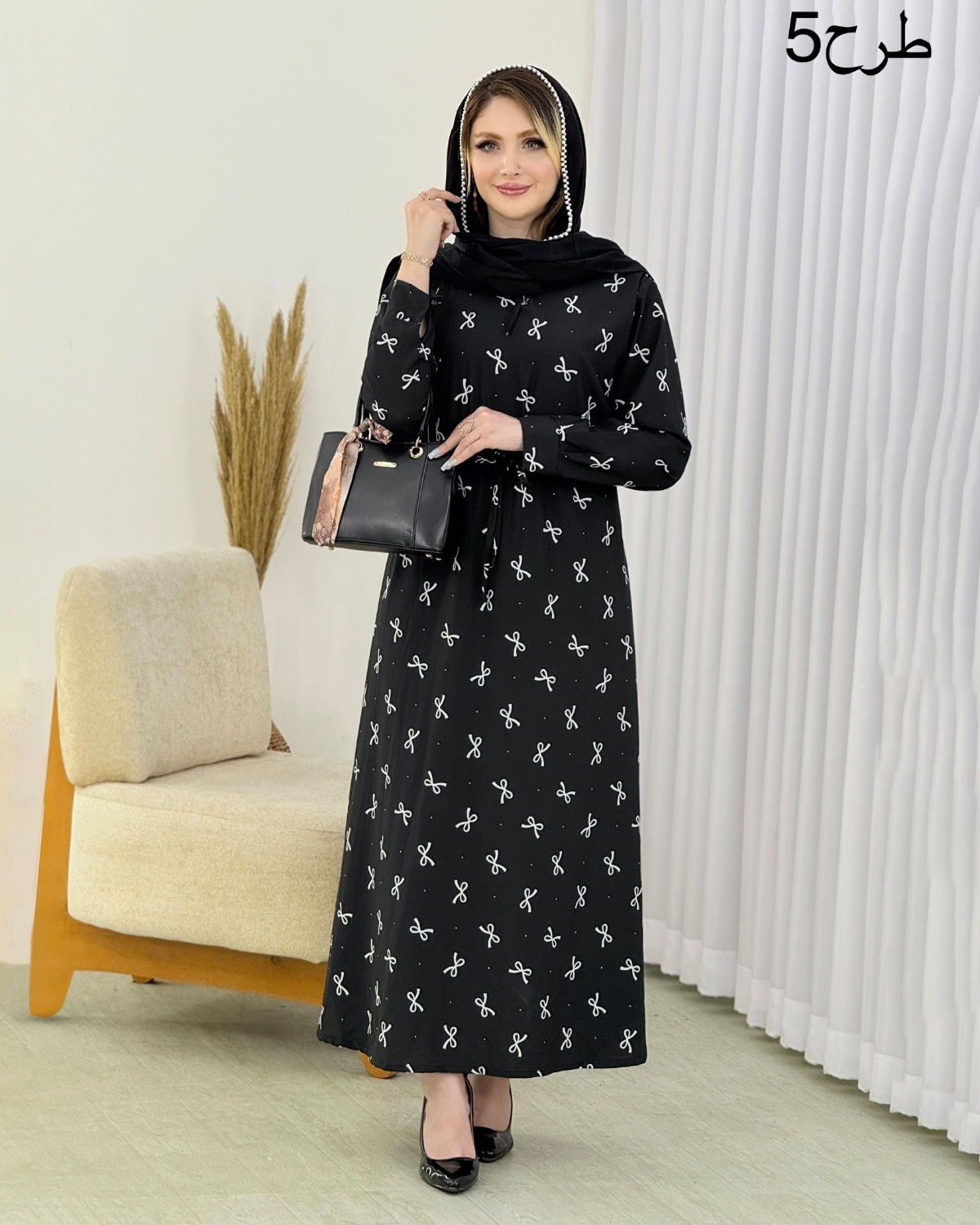 پیراهن یقه چین‌دار بوگاتی کد j025