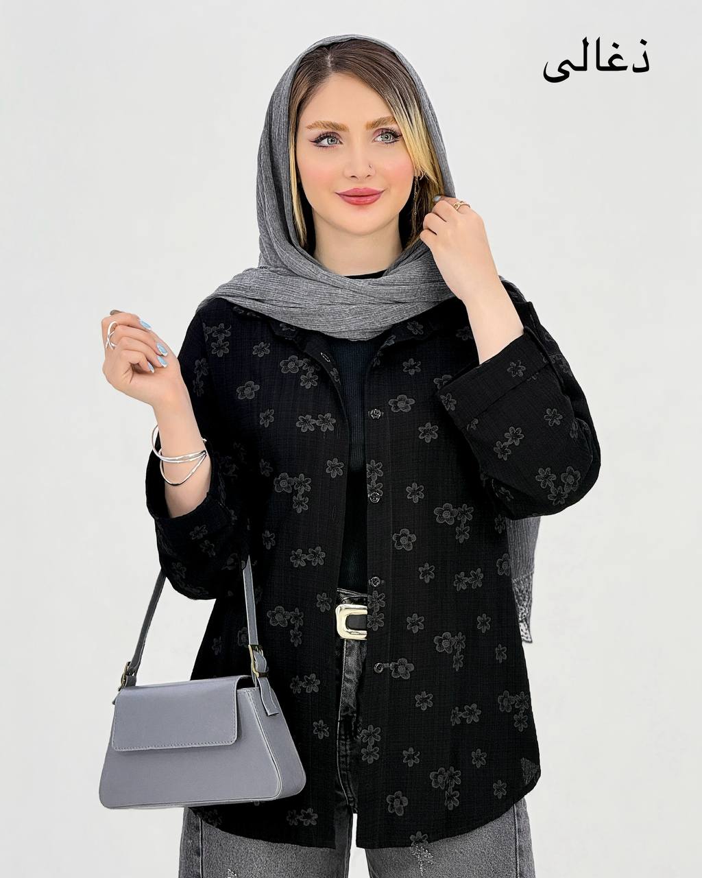 شومیز گل گچی کادنزا چاپی کد i986