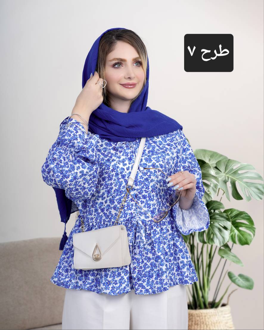 شومیز عروسکی کوک‌دوزی پولکی کد i983