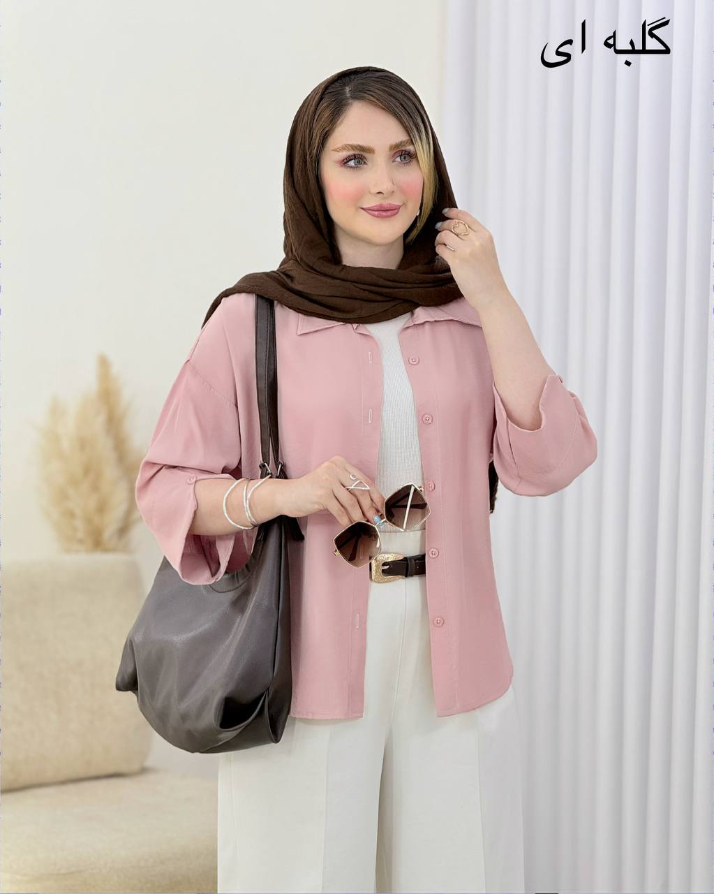 شومیز پیلی دار پری ژله ای کد j019