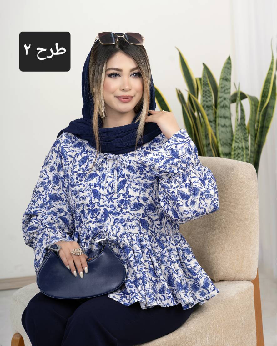 شومیز عروسکی کوک‌دوزی پولکی کد i983