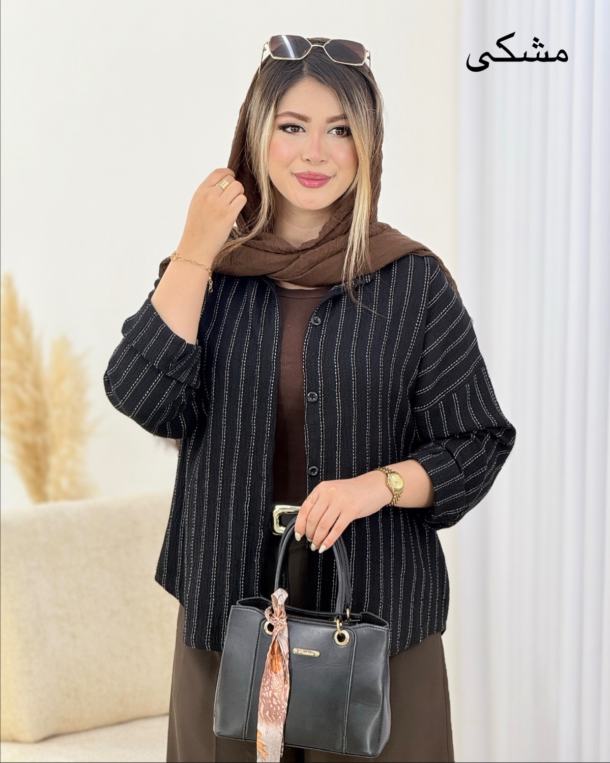 شومیز مراکشی مچ دار  کد i922
