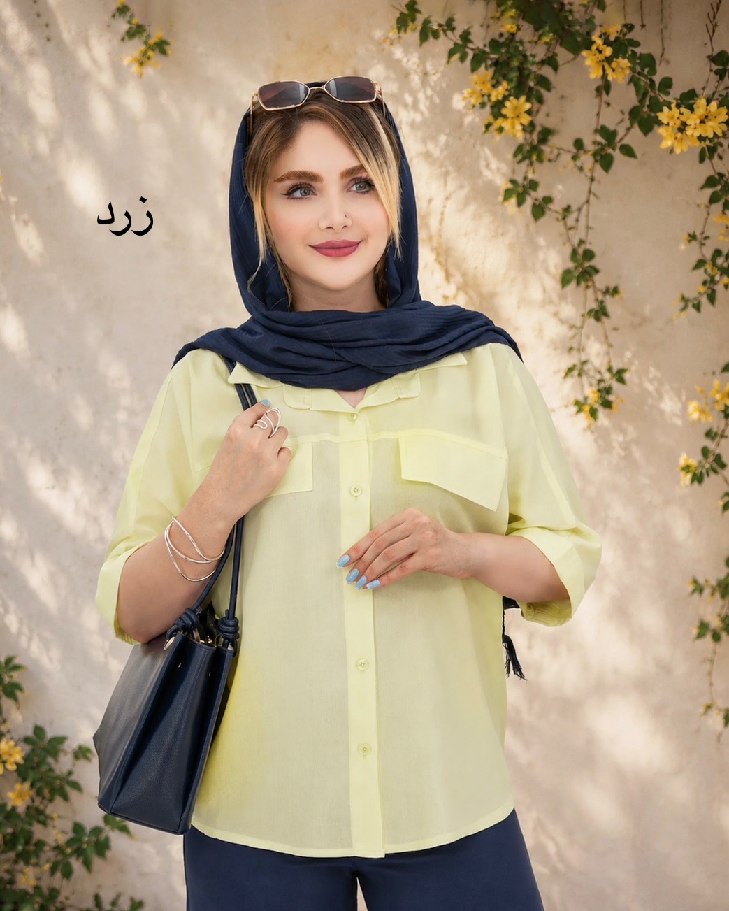 شومیز پری پاکتی جیب نما کد i892