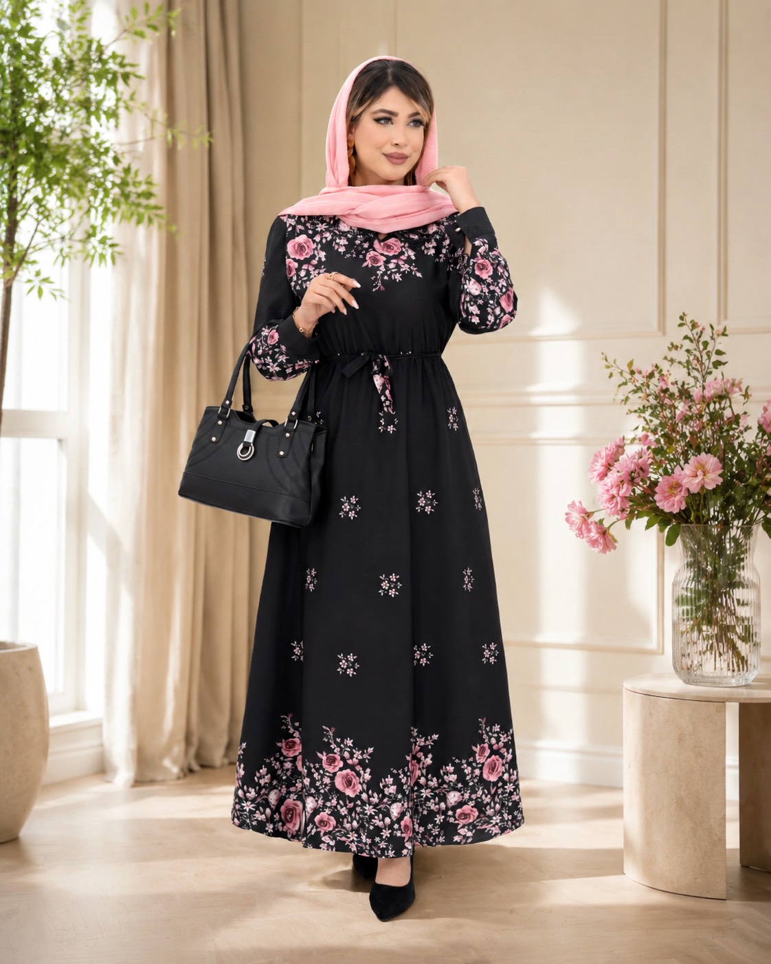 پیراهن یقه چین‌دار بوگاتی کد j025