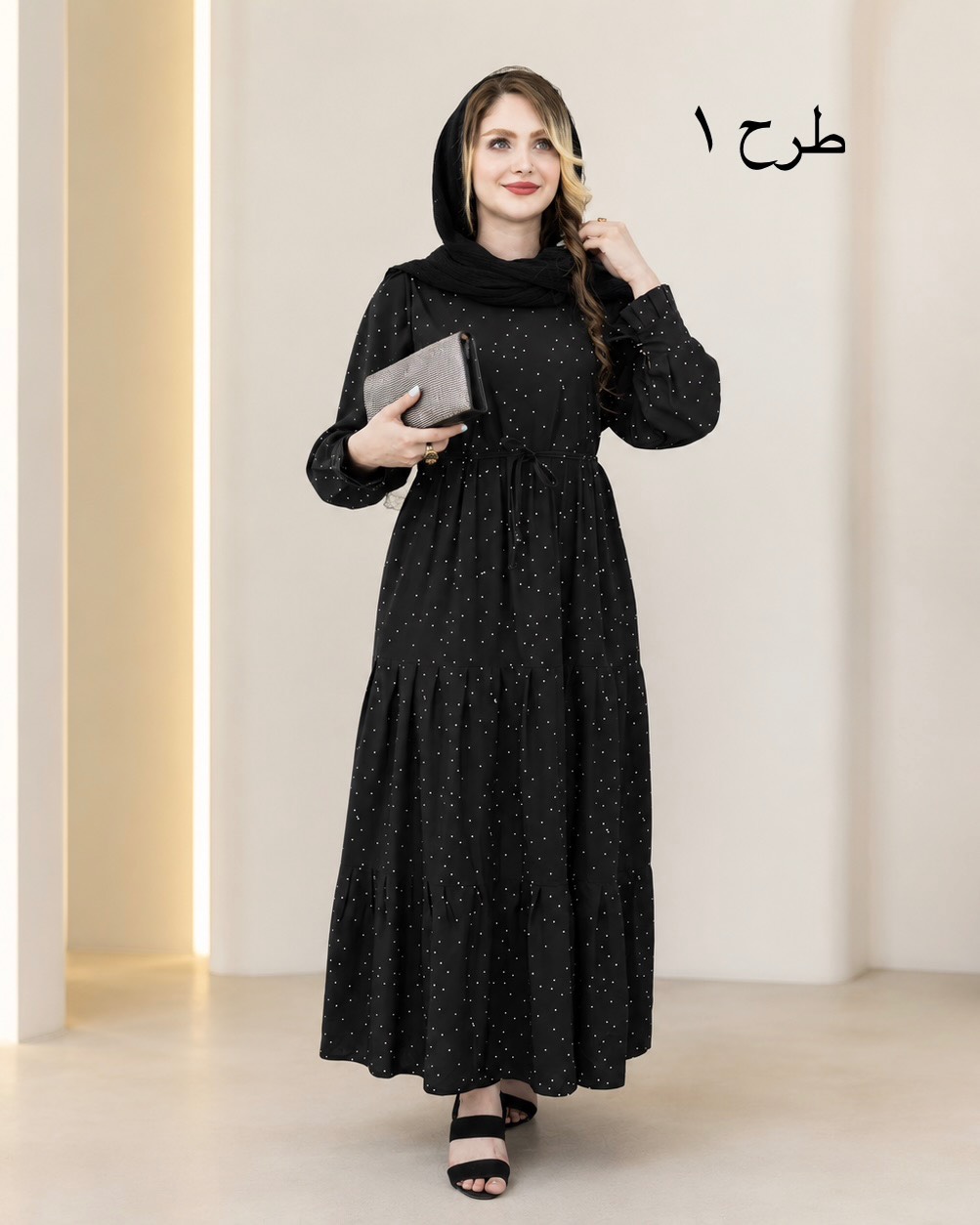 پیراهن بلند بوگاتی عروسکی کد i915