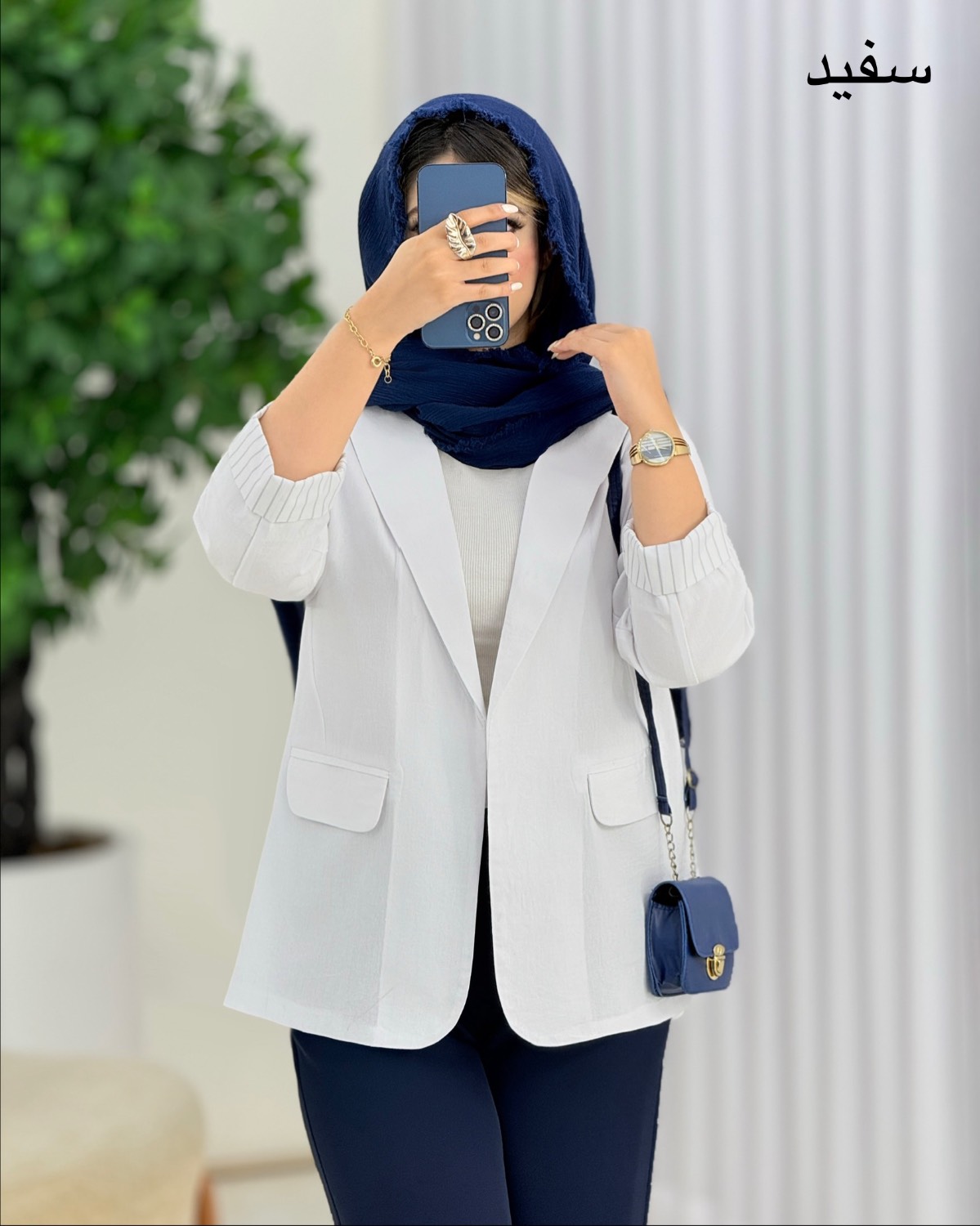 کت مچ راه راه لینن کد j058