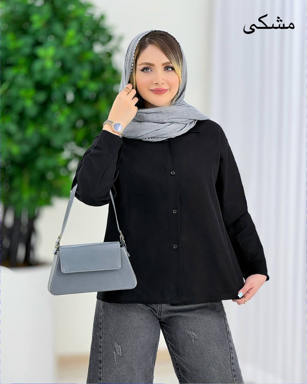 شومیز پشت دکمه لنین کد j063
