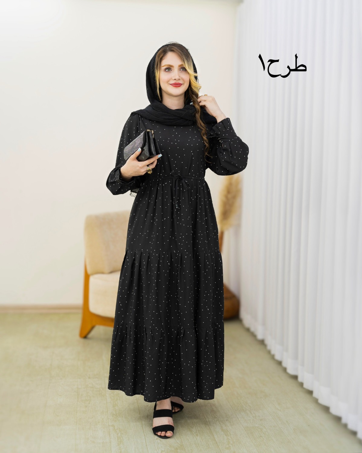 پیراهن بلند بوگاتی عروسکی کد i915
