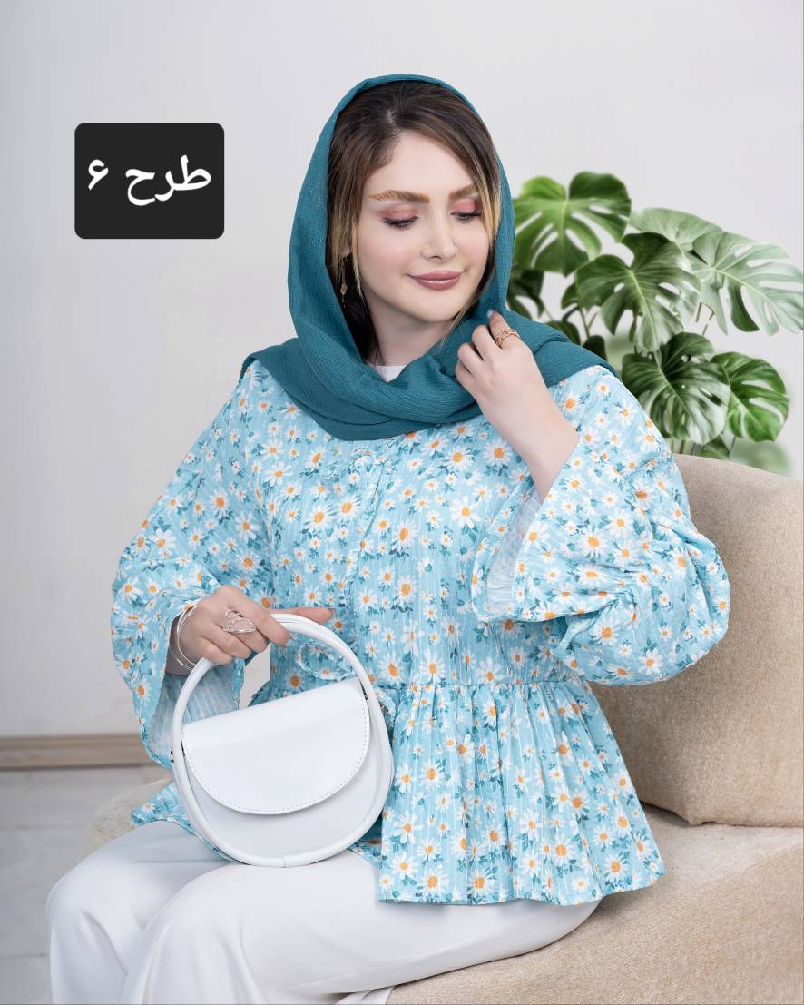 شومیز عروسکی کوک‌دوزی پولکی کد i983