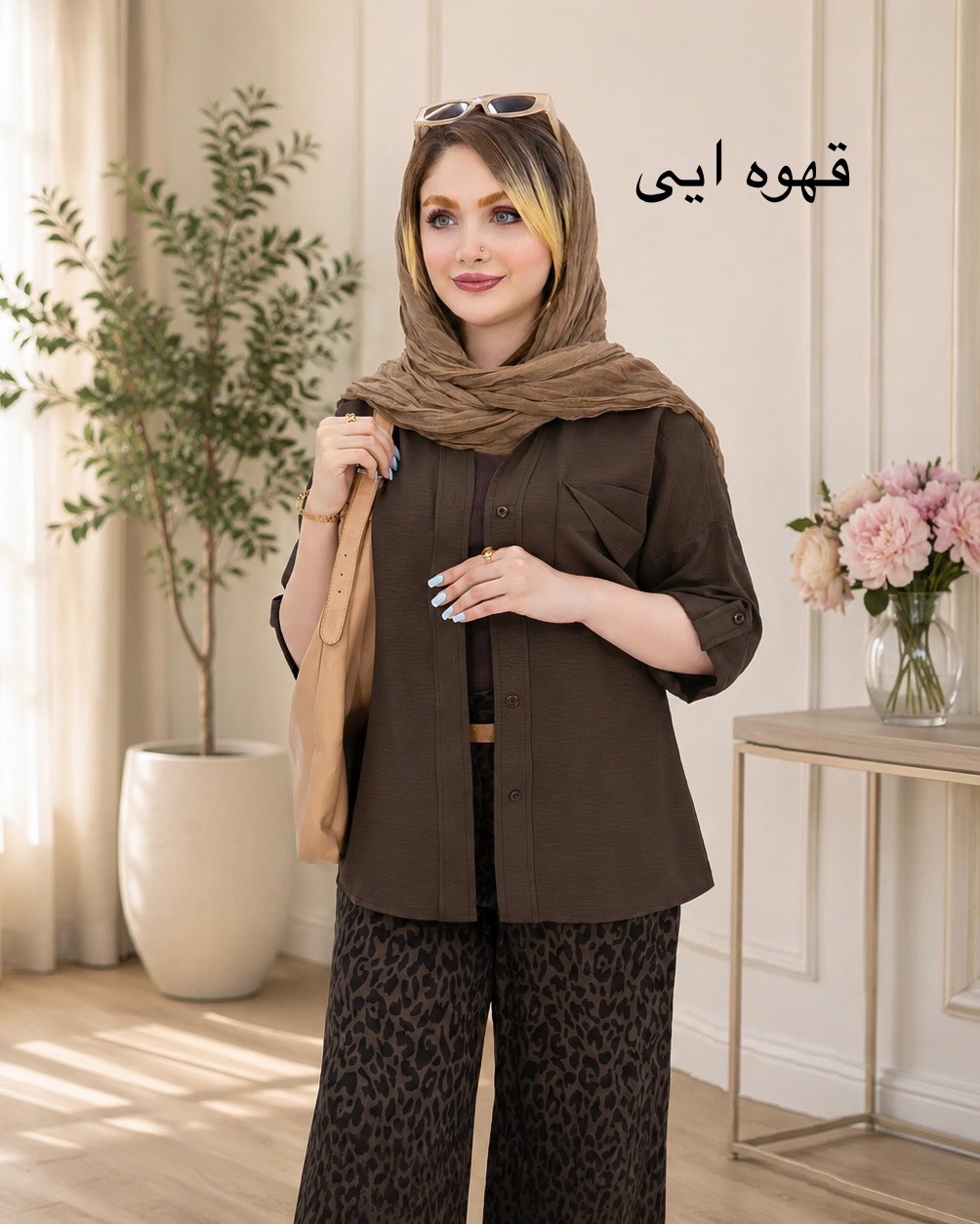 شومیز پری پاگون جیب دار کد i891