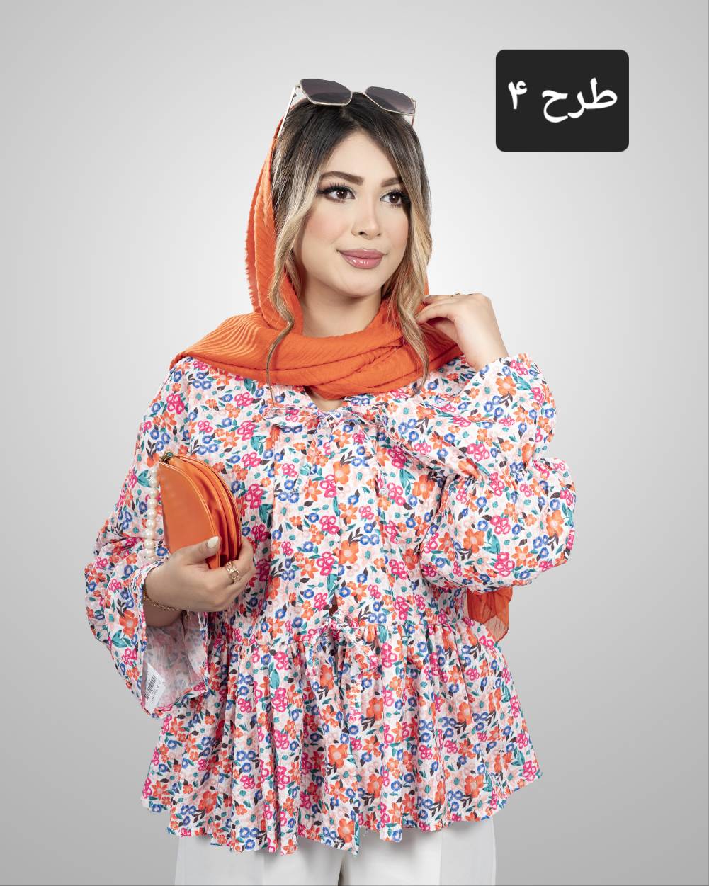 شومیز عروسکی کوک‌دوزی پولکی کد i983