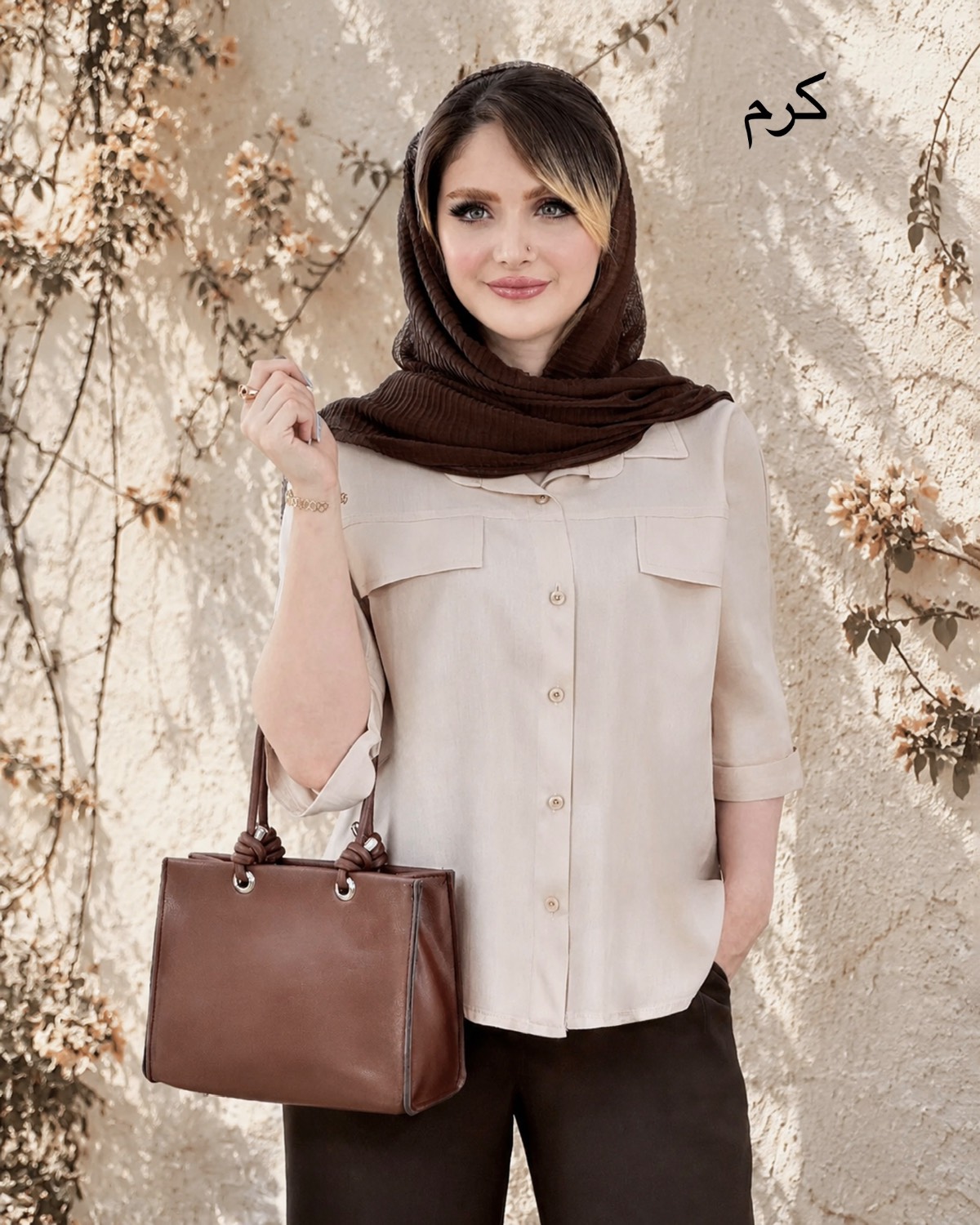 شومیز پری پاکتی جیب نما کد i892