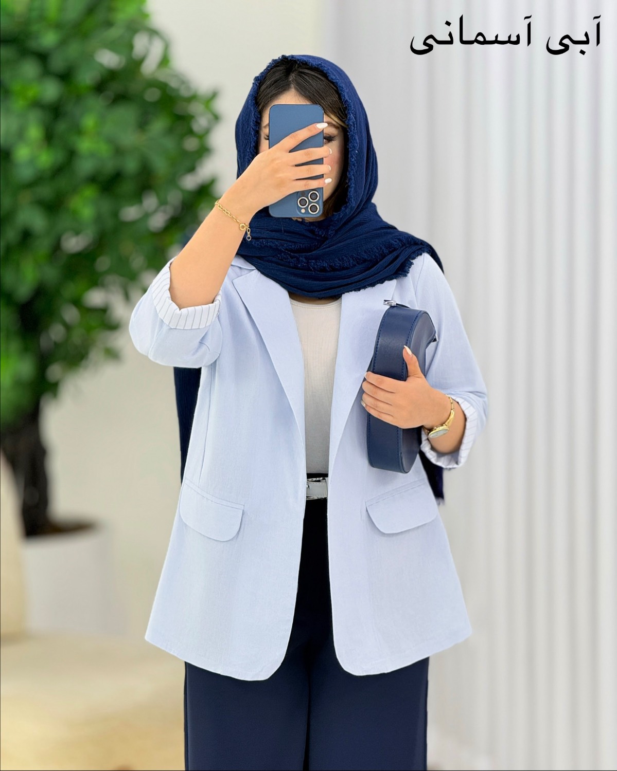کت مچ راه راه لینن کد j058