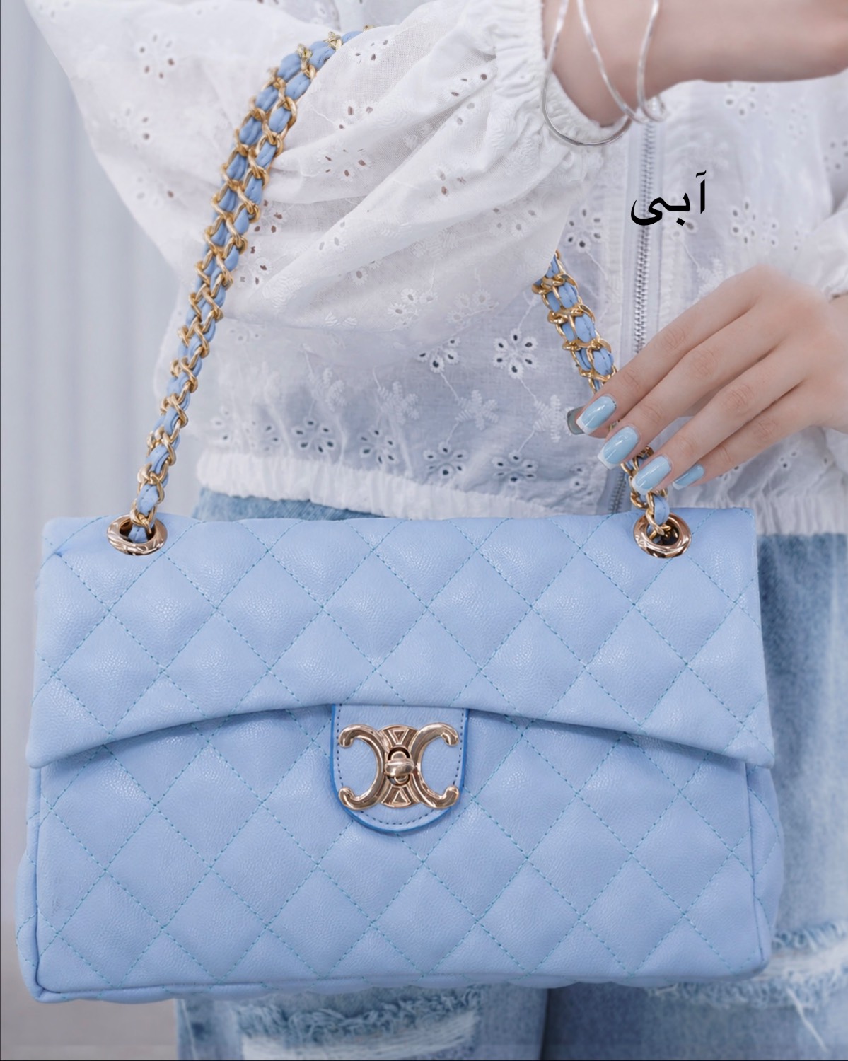 کیف چرم سگک طرحدار کد i842