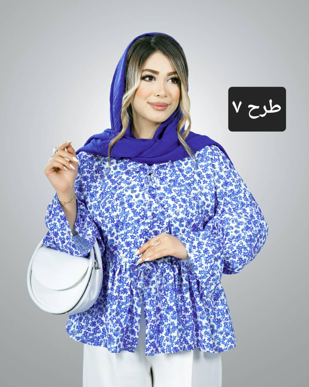 شومیز عروسکی کوک‌دوزی پولکی کد i983